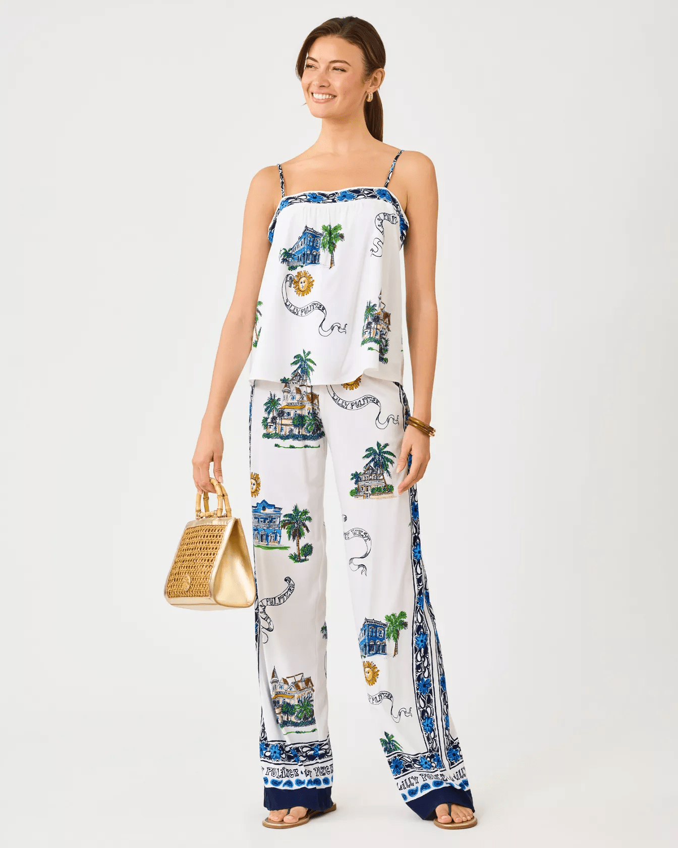 Bal Harbour Stretch PalazzoLILLY PULITZERThe Printed Peach Savannah
