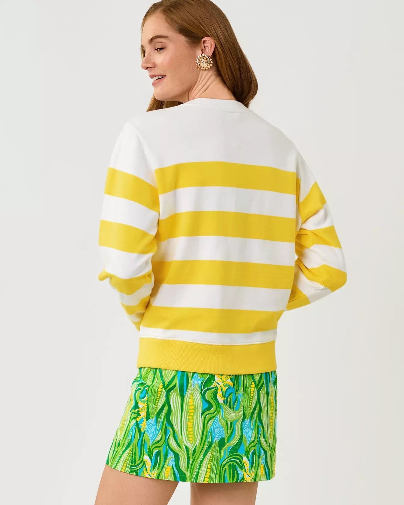 Ballad Cotton SweatshirtWomen - Tops - Sweatshirts & PopoversLILLY PULITZERThe Printed Peach Savannah