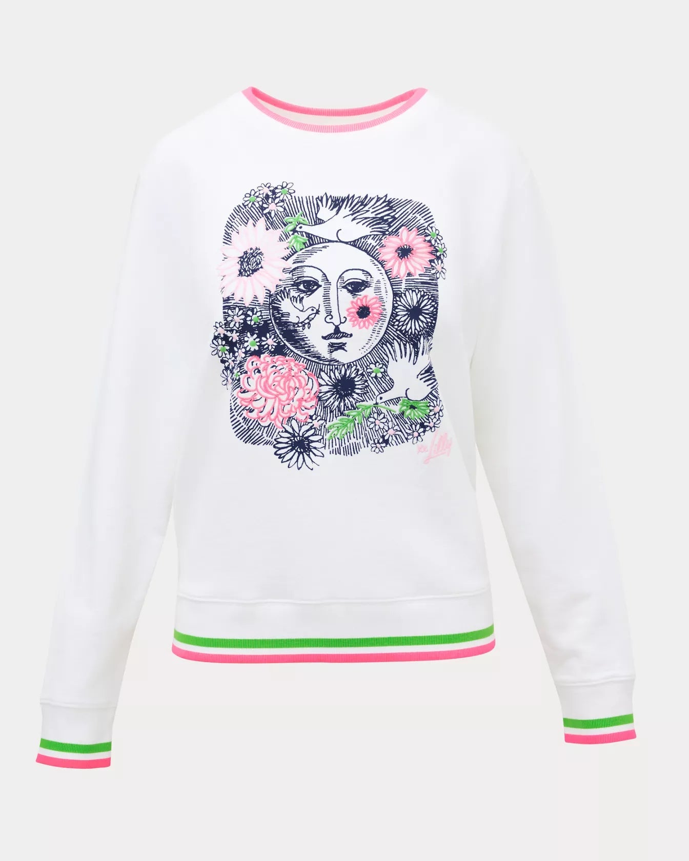 Ballad Cotton SweatshirtWomen - Loungewear - TopsLILLY PULITZERThe Printed Peach Savannah