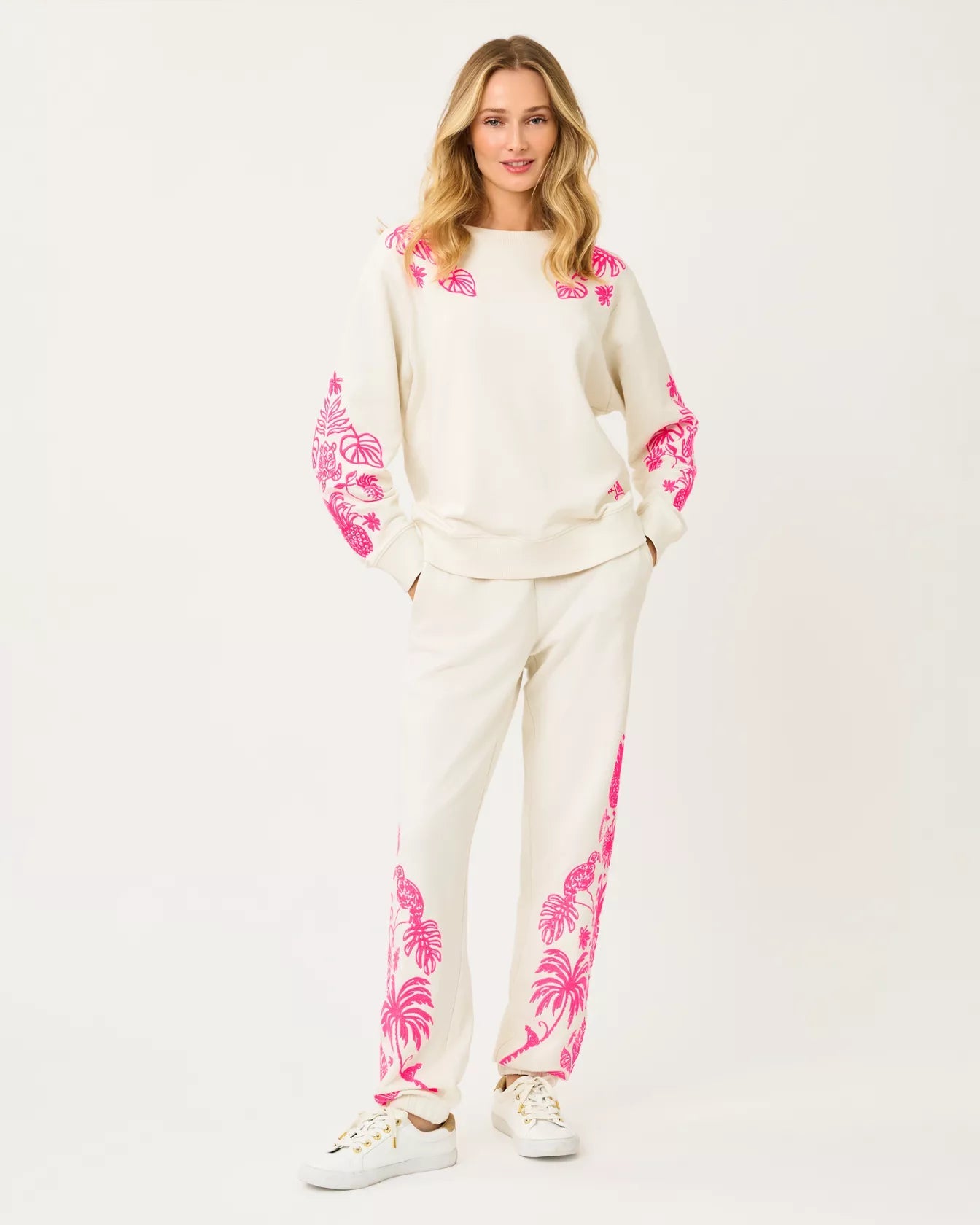 Ballad Cotton SweatshirtWomens - Lounge - TopsLILLY PULITZERThe Printed Peach Savannah