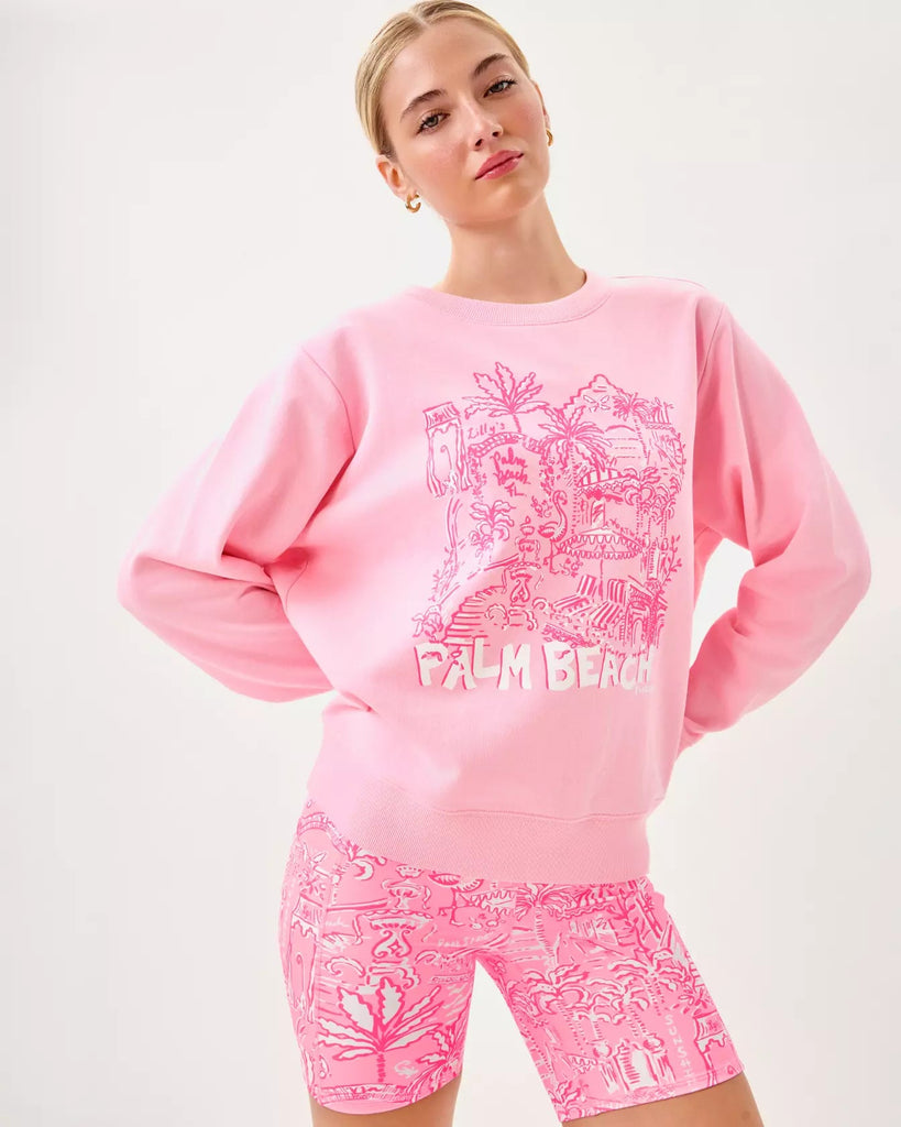 Ballad Cotton SweatshirtHeartland Retail ItemsLILLY PULITZERThe Printed Peach Savannah