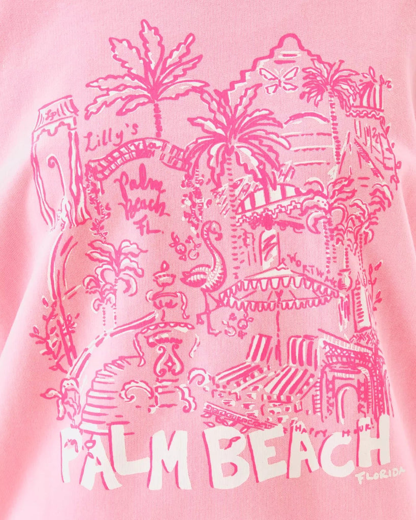 Ballad Cotton SweatshirtHeartland Retail ItemsLILLY PULITZERThe Printed Peach Savannah