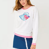 Ballad Long Sleeve SweatshirtWomen - Loungewear - TopsLILLY PULITZERThe Printed Peach Savannah
