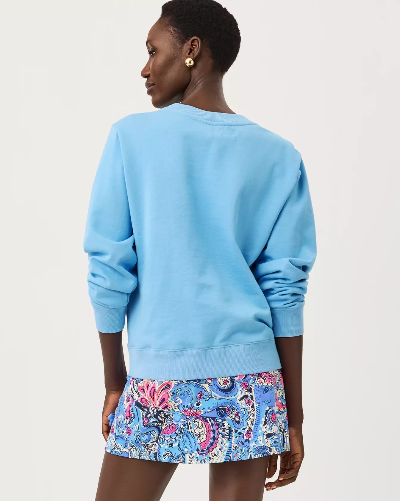 Ballad Long Sleeve SweatshirtLILLY PULITZERThe Printed Peach Savannah