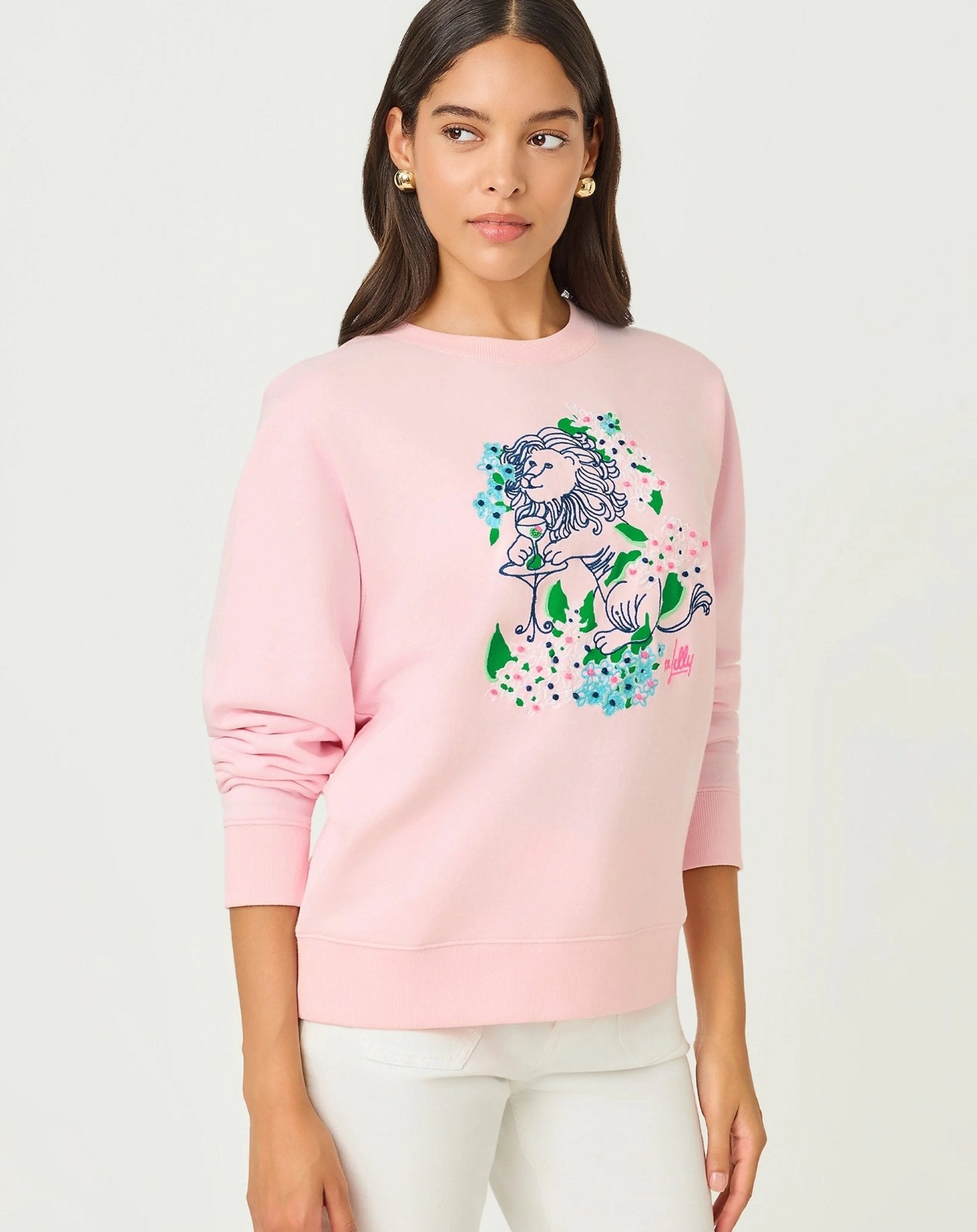 Ballad Long Sleeve SweatshirtWomen - Loungewear - TopsLILLY PULITZERThe Printed Peach Savannah