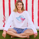 Ballad Long Sleeve SweatshirtWomen - Loungewear - TopsLILLY PULITZERThe Printed Peach Savannah