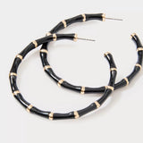 Bamboo Forest Hoop EarringsAccessories - Jewelry - EarringsLILLY PULITZERThe Printed Peach Savannah