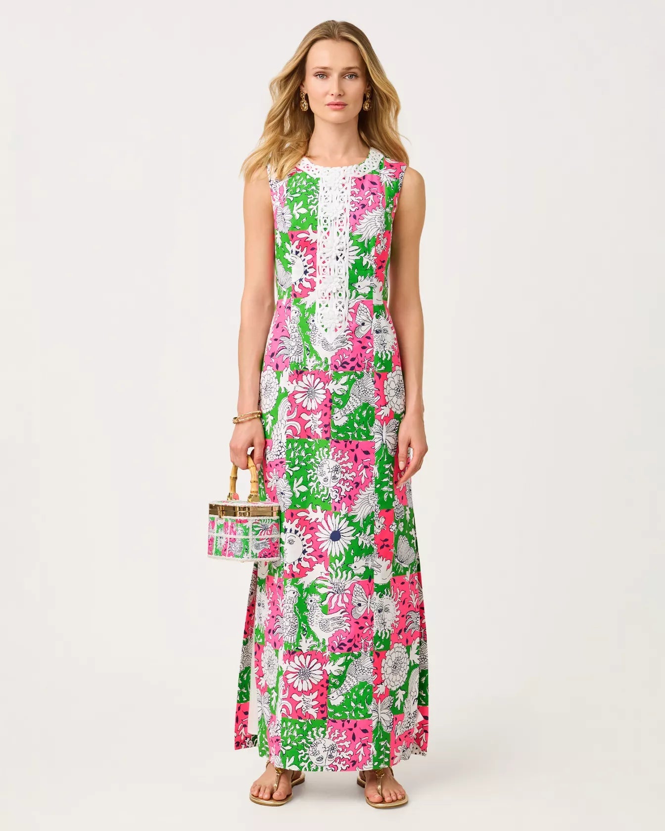 Barberine Stretch Maxi Shift DressWomen - Dresses - Fitted DressesLILLY PULITZERThe Printed Peach Savannah