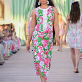 Barberine Stretch Maxi Shift DressWomen - Dresses - Fitted DressesLILLY PULITZERThe Printed Peach Savannah