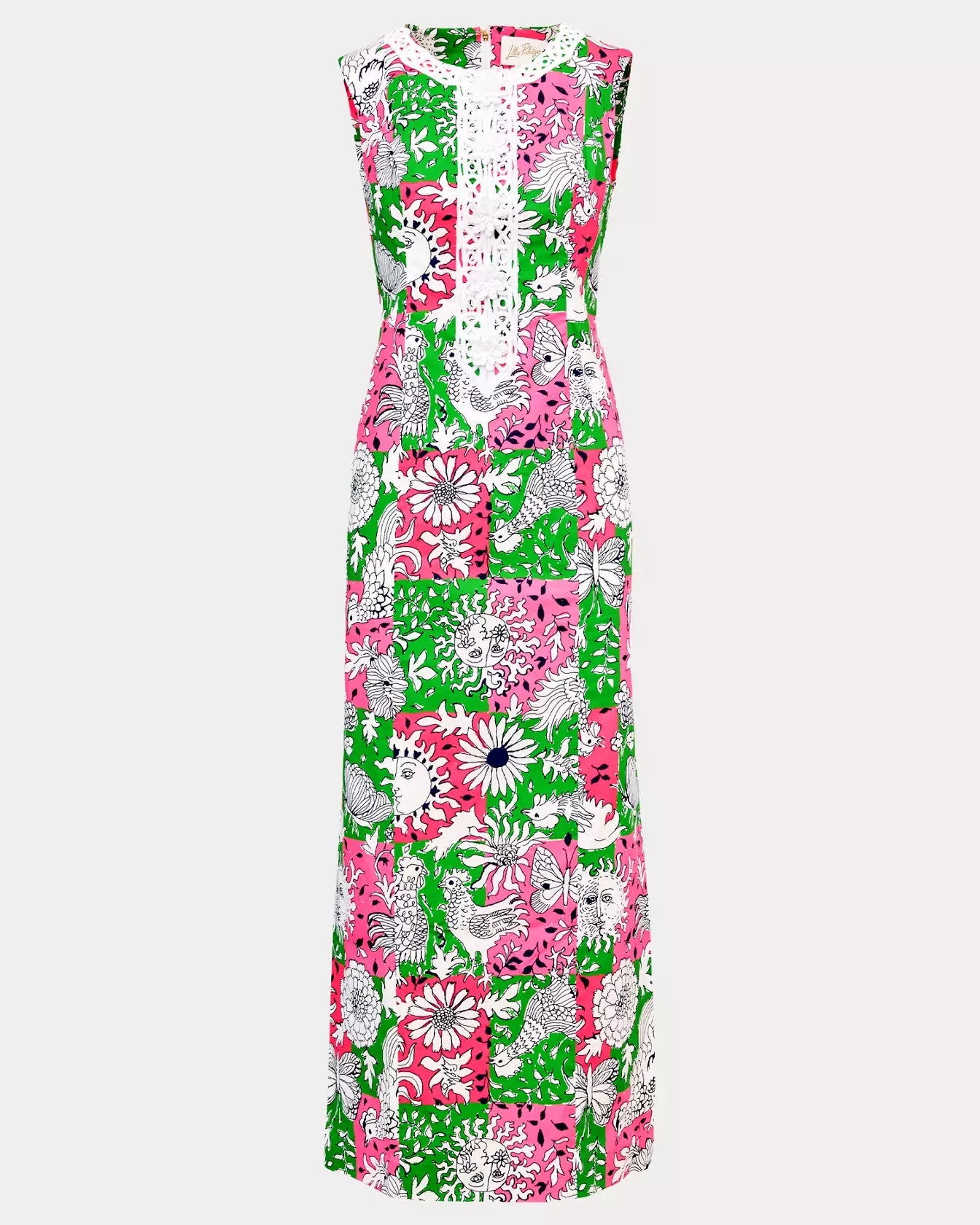 Barberine Stretch Maxi Shift DressWomen - Dresses - Fitted DressesLILLY PULITZERThe Printed Peach Savannah