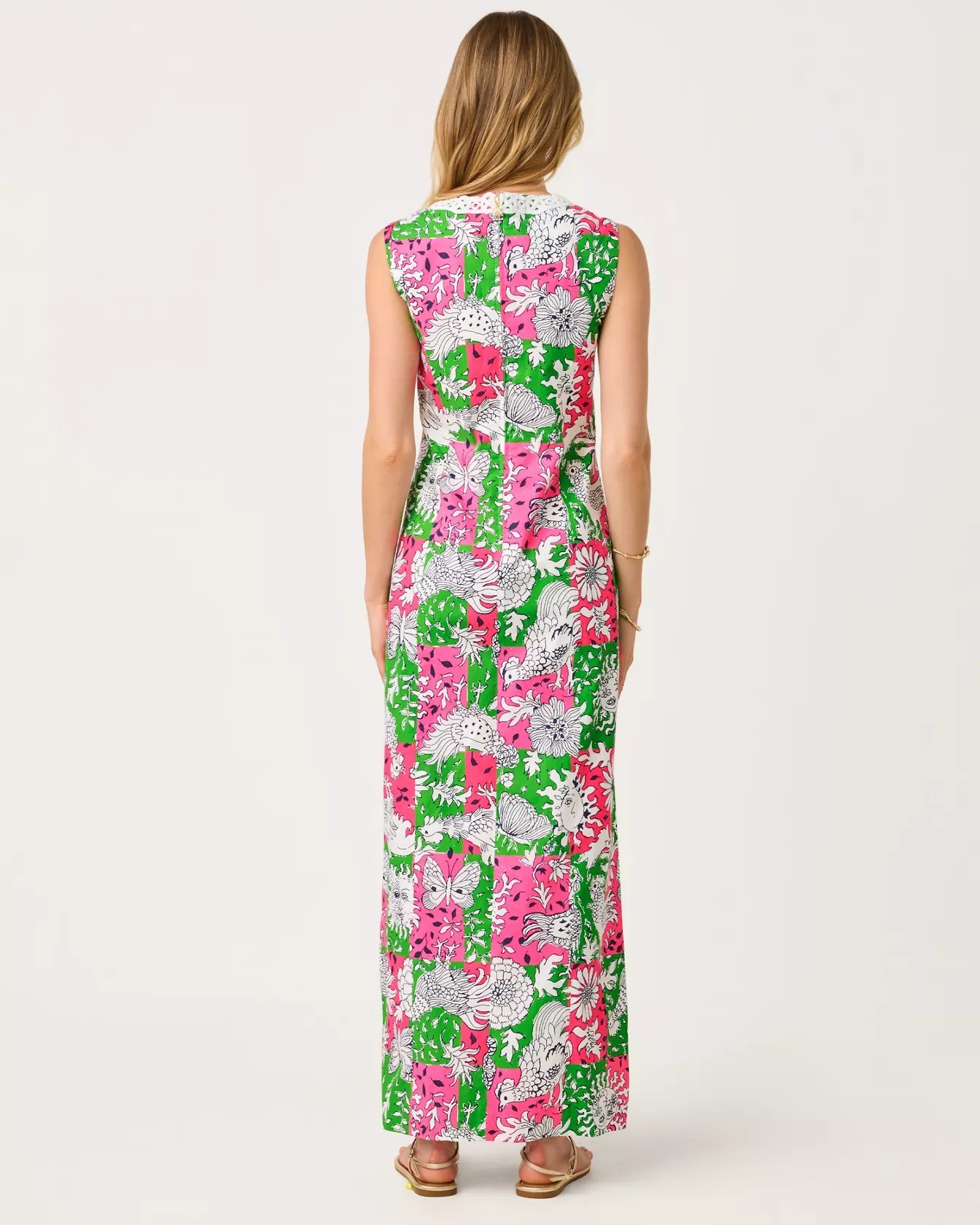 Barberine Stretch Maxi Shift DressWomen - Dresses - Fitted DressesLILLY PULITZERThe Printed Peach Savannah
