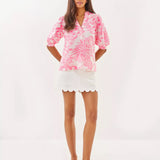 Mialeigh Linen Top