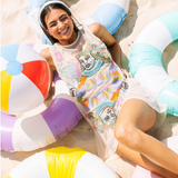 Beige Beach QOS Queen Card Sheer Tank CoverupWomen - Swim - Cover UpsQueen of SparklesThe Printed Peach Savannah