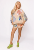 Beige Multi Shell ShortHeartland Retail ItemsQueen of SparklesThe Printed Peach Savannah
