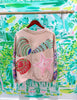 Beige Multi Shell SweatshirtQueen of SparklesThe Printed Peach Savannah