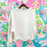Beige 'Savannah' City Icon SweatshirtQueen of SparklesThe Printed Peach Savannah