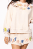 Beige Shell Trim SweatshirtHeartland Retail ItemsQueen of SparklesThe Printed Peach Savannah