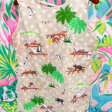 Beige & White Polka Dot Dogs at the Beach Tank DressQueen of SparklesThe Printed Peach Savannah