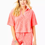 Belleview Short Sleeve Top and Short SetWomen - TopsLILLY PULITZERThe Printed Peach Savannah