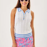 Suzette Polo Sweater Tank