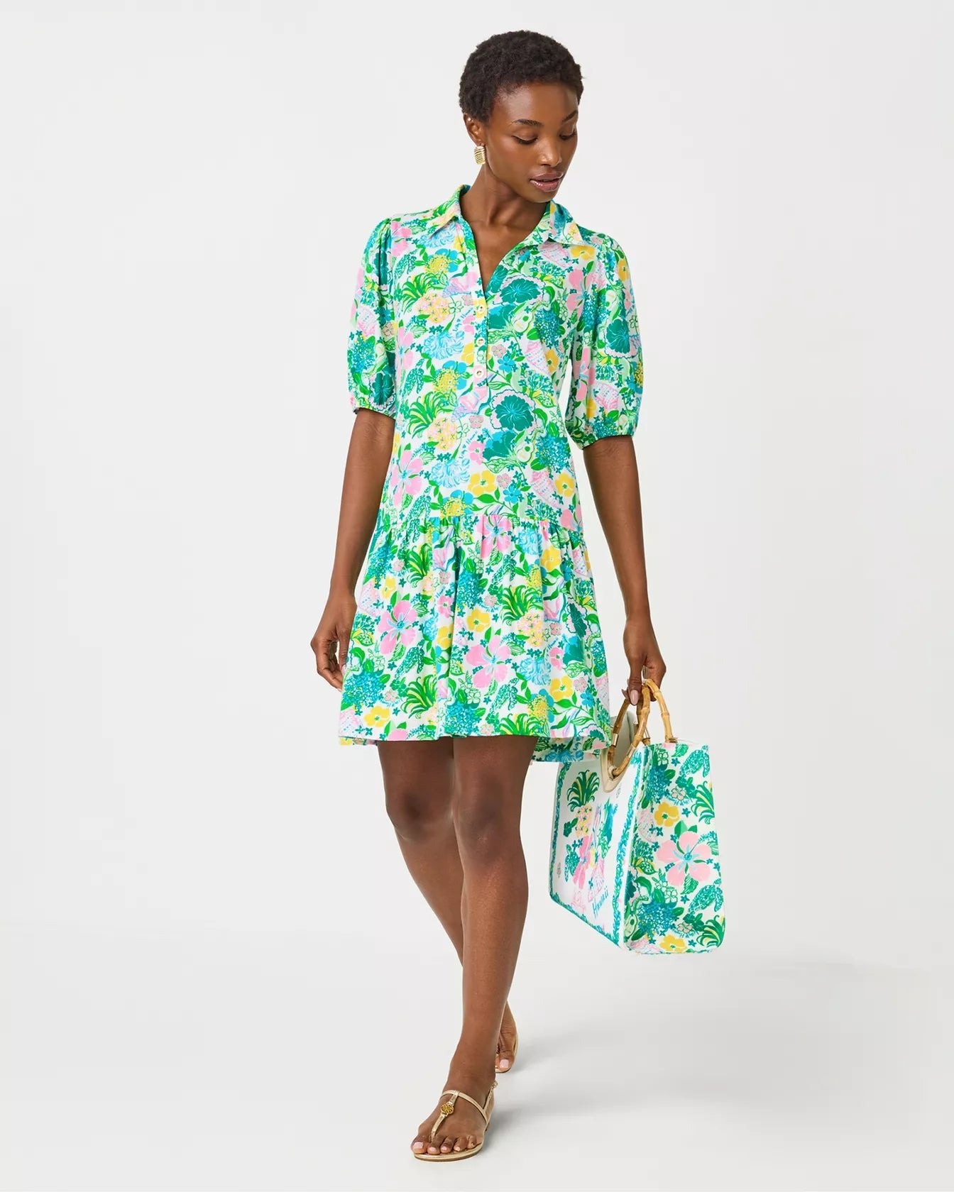 Bingley DressLILLY PULITZERThe Printed Peach Savannah