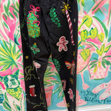 Black Christmas Icon Sweat PantQueen of SparklesThe Printed Peach Savannah