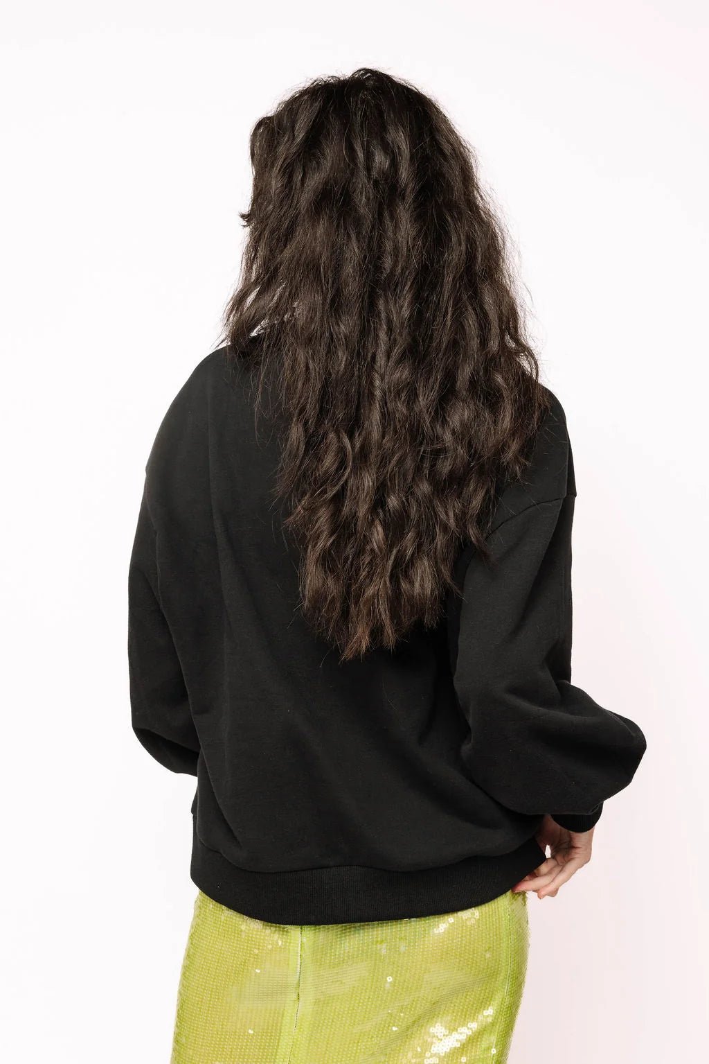 Black Rainbow QOS Logo SweatshirtWomen - Tops - Sweatshirts & PopoversQueen of SparklesThe Printed Peach Savannah