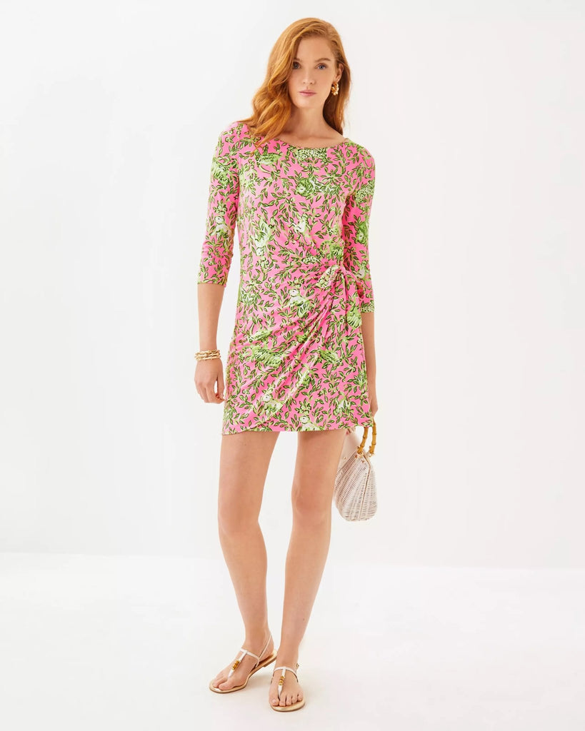 Blaise 3/4 Sleeve RomperWomens - RompersLILLY PULITZERThe Printed Peach Savannah