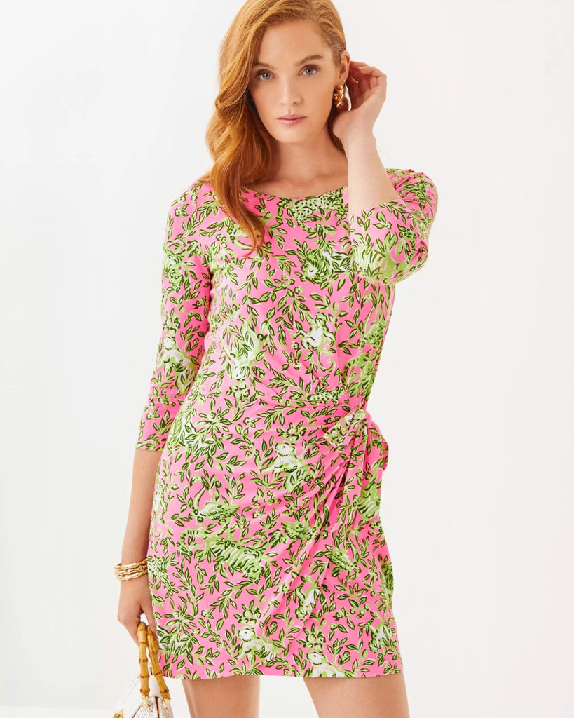 Blaise 3/4 Sleeve RomperWomens - RompersLILLY PULITZERThe Printed Peach Savannah