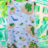 Blue & White Stripe Island Cotton Tank DressQueen of SparklesThe Printed Peach Savannah