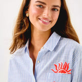 Bondi Button Down ShirtHeartland Retail ItemsLILLY PULITZERThe Printed Peach Savannah