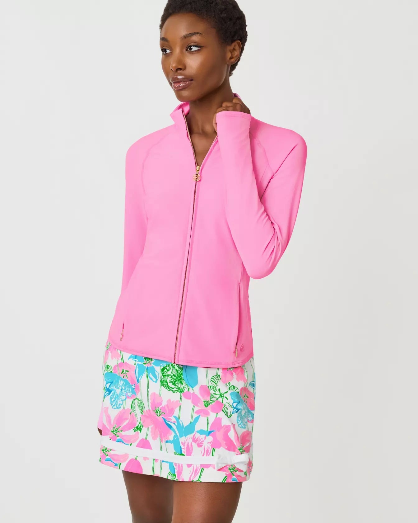 Breaker Jacket UPF 50+LILLY PULITZERThe Printed Peach Savannah