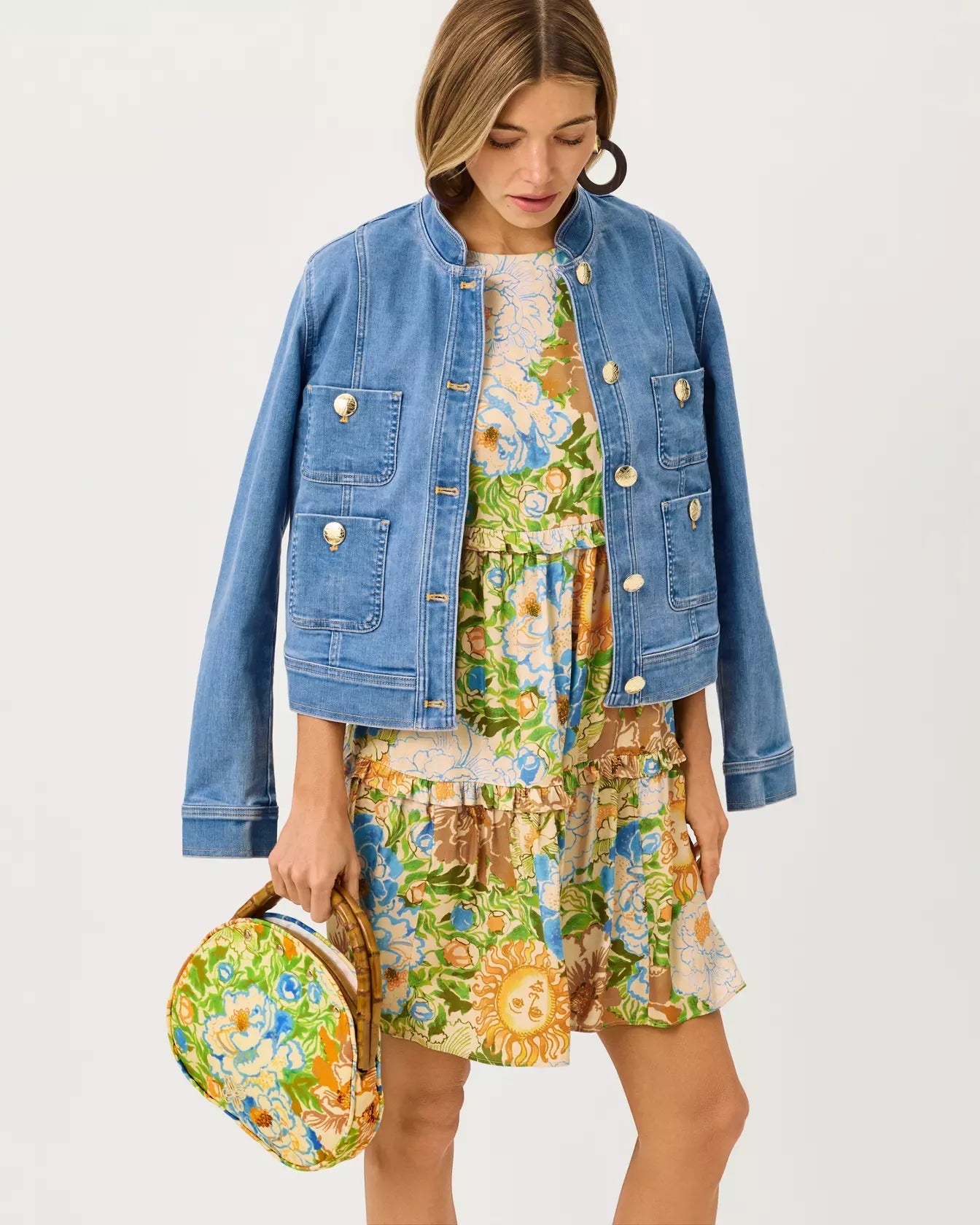 Breakers Bamboo Bermuda Bag CoverLILLY PULITZERThe Printed Peach Savannah