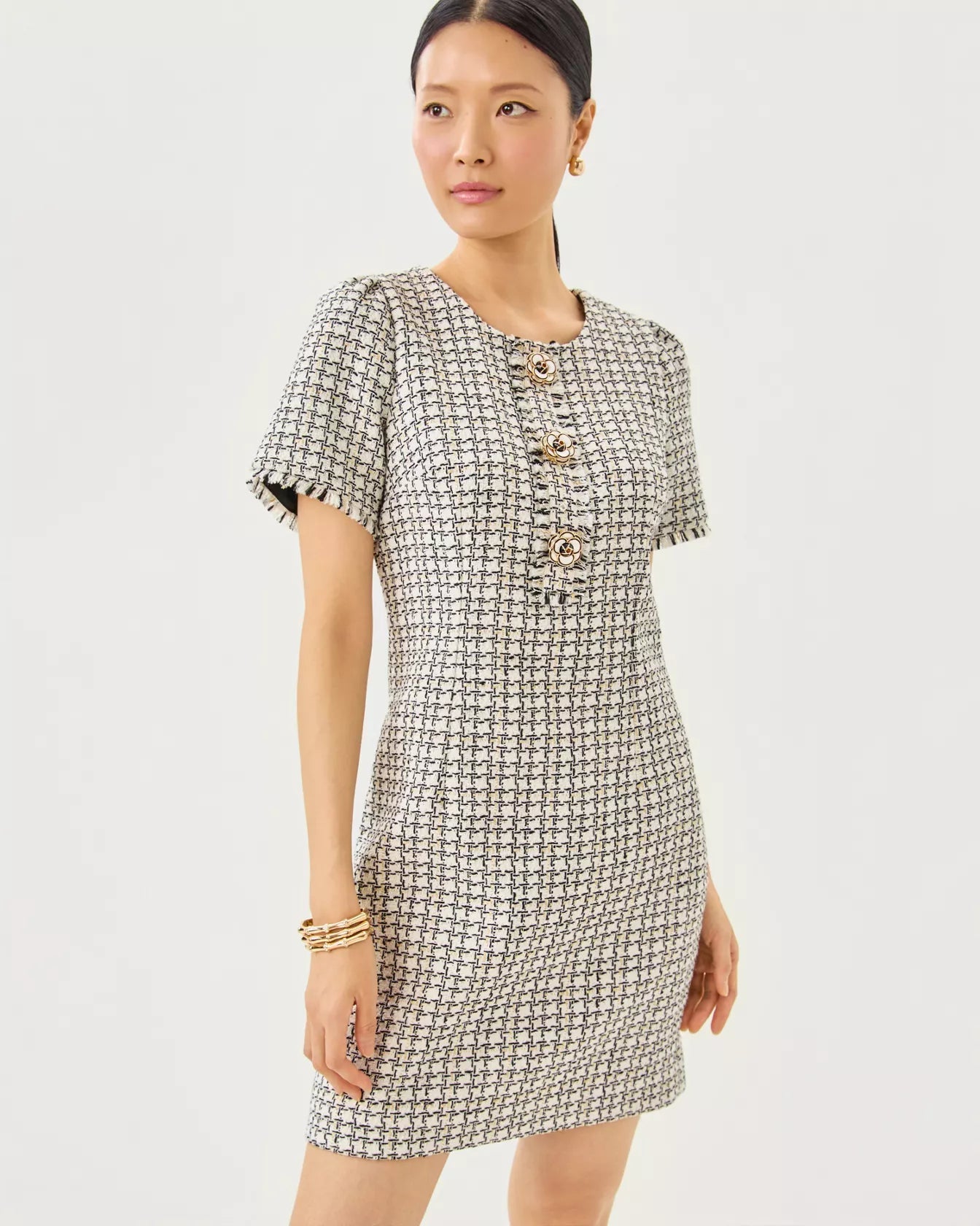 Brenda Boucle DressWomen - Dresses - Straight DressesLILLY PULITZERThe Printed Peach Savannah
