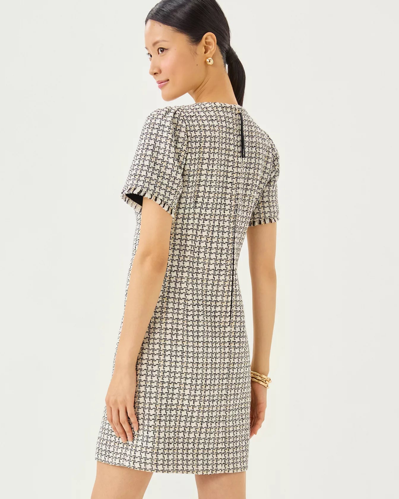 Brenda Boucle DressWomen - Dresses - Straight DressesLILLY PULITZERThe Printed Peach Savannah