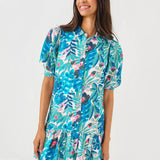 Brett Popover ShirtdressWomen - Dresses - A - Line/Easy DressesLILLY PULITZERThe Printed Peach Savannah