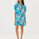 Brett Popover ShirtdressWomen - Dresses - A - Line/Easy DressesLILLY PULITZERThe Printed Peach Savannah