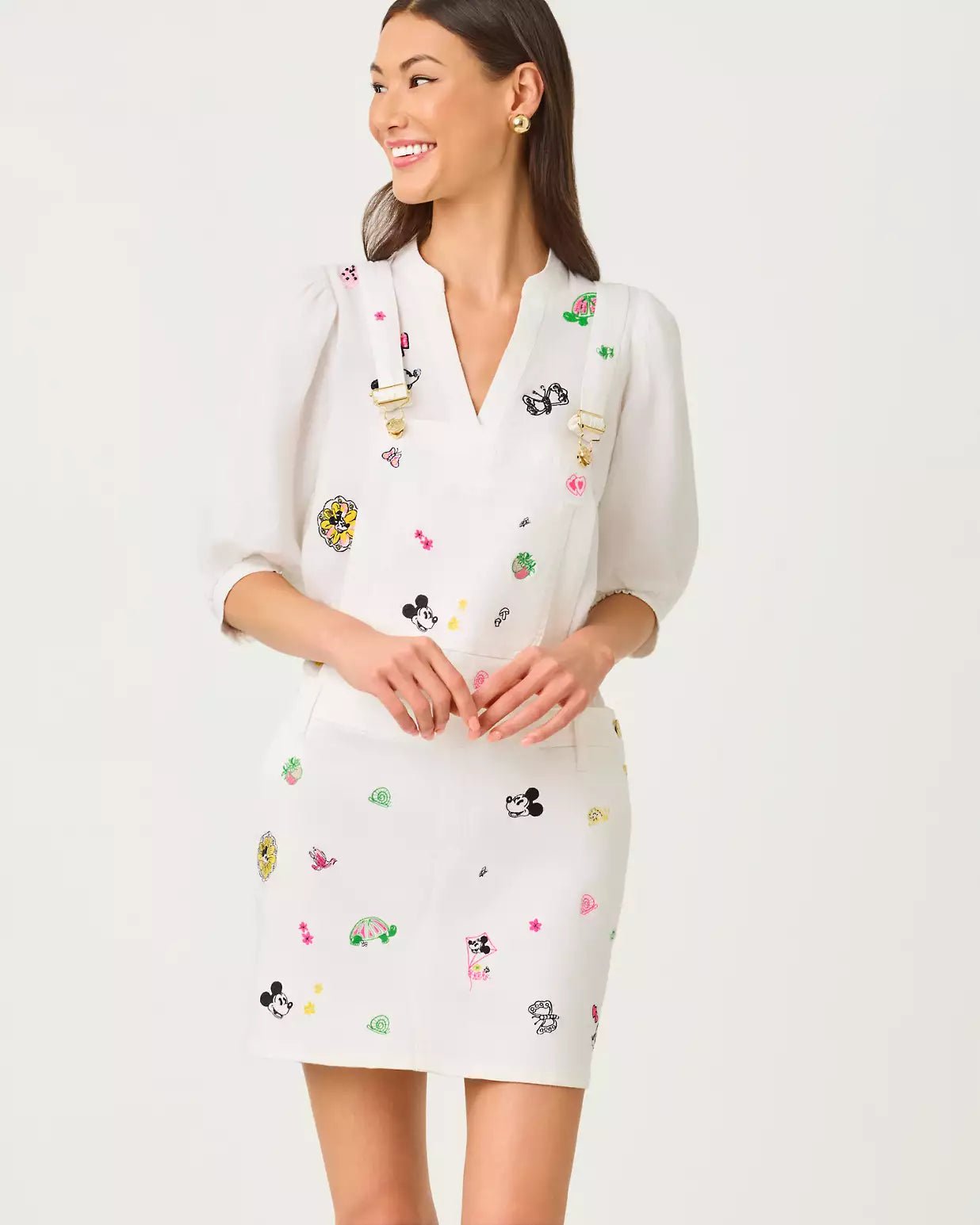 Brewynn Denim SkirtallWomen - Dresses - Easy & EverydayLILLY PULITZERThe Printed Peach Savannah