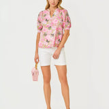 Brinelle TopWomen - BlousesLILLY PULITZERThe Printed Peach Savannah