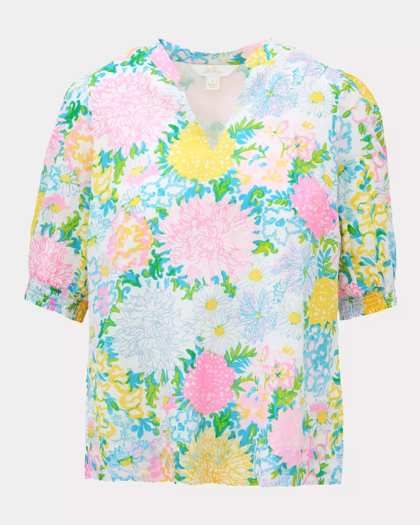 Brinelle TopWomen - BlousesLILLY PULITZERThe Printed Peach Savannah