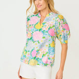 Brinelle TopWomen - BlousesLILLY PULITZERThe Printed Peach Savannah