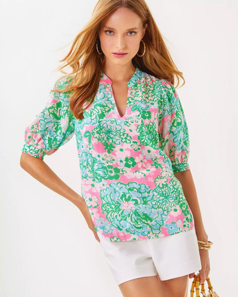 Brinelle TopHeartland Retail ItemsLILLY PULITZERThe Printed Peach Savannah