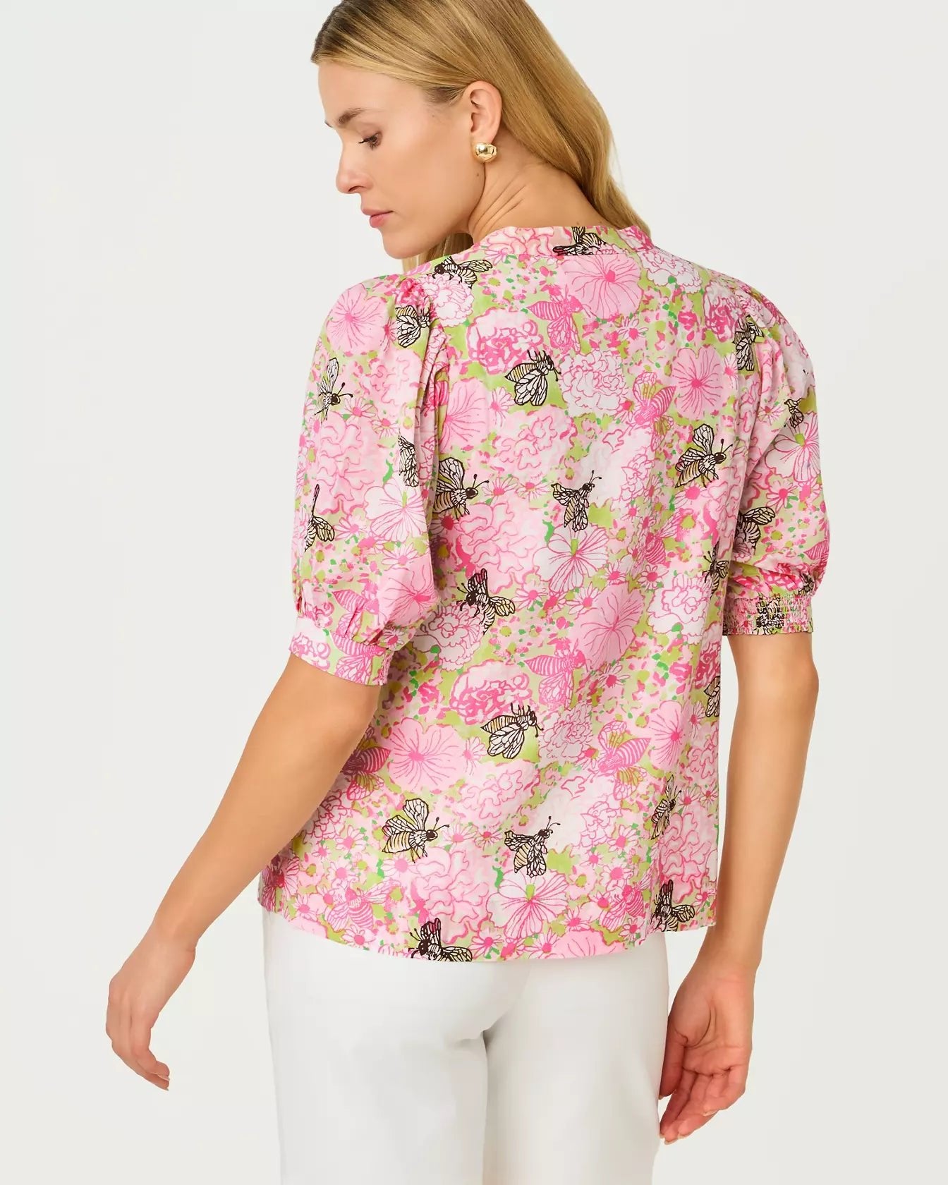 Brinelle TopWomen - BlousesLILLY PULITZERThe Printed Peach Savannah