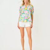 Brinelle TopWomen - BlousesLILLY PULITZERThe Printed Peach Savannah