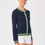 Brockton Crew Neck CardiganLILLY PULITZERThe Printed Peach Savannah