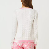 Brockton Crew Neck CardiganLILLY PULITZERThe Printed Peach Savannah