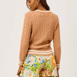 Brockton Crew Neck SweaterLILLY PULITZERThe Printed Peach Savannah
