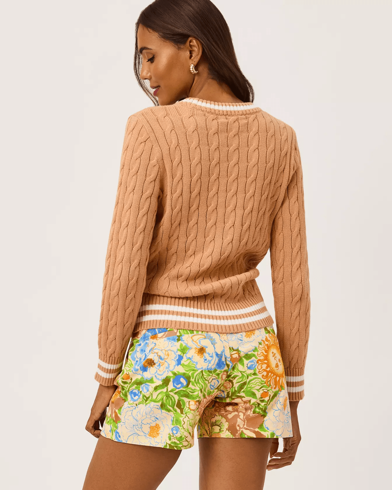 Brockton Crew Neck SweaterLILLY PULITZERThe Printed Peach Savannah