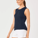 Brockton Crew Neck Sweater TankLILLY PULITZERThe Printed Peach Savannah