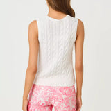 Brockton Crew Neck Sweater TankLILLY PULITZERThe Printed Peach Savannah